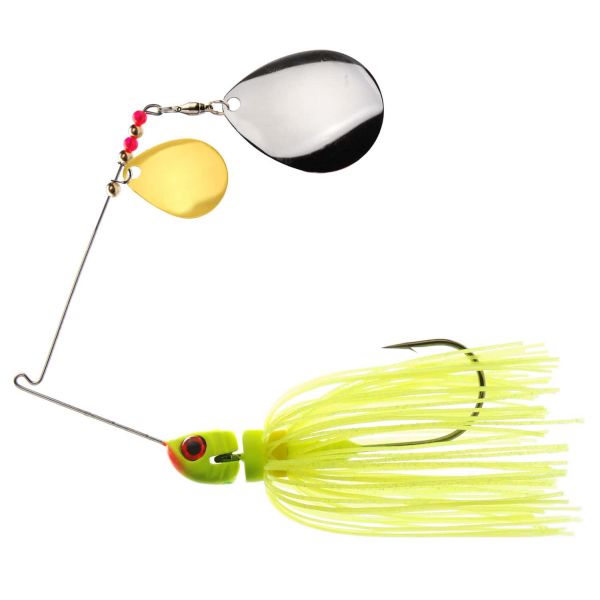 MegaStrike 2x Colorado StrikeBack SpinnerBait 1/2oz Chart Skirt