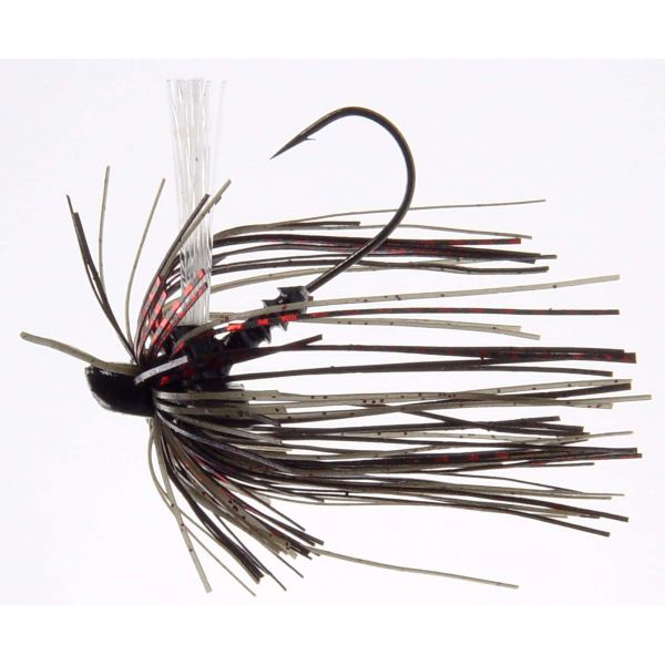 MegaStrike Evolution Finesse Jig 3/16oz 2pk Lead Free Brown Red Flake