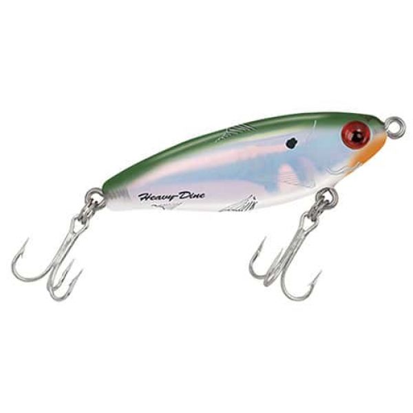 MirrOlure MirrOdine Sinking Twitchbait Green/White/Silver