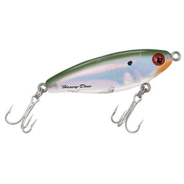 MirrOlure MirrOdine Sinking Twitchbait Bayou Green/White