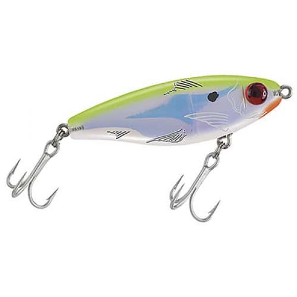 MirrOlure 27MR MirrOdine XL Suspending Twitchbait Chartreuse/Pearl