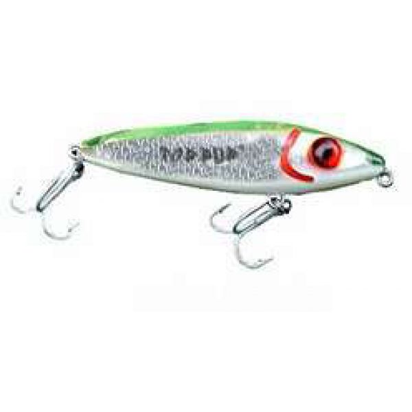 MirrOlure 74MR Topdog Pup Twitchbait Lure 74MR18 Green/Silver