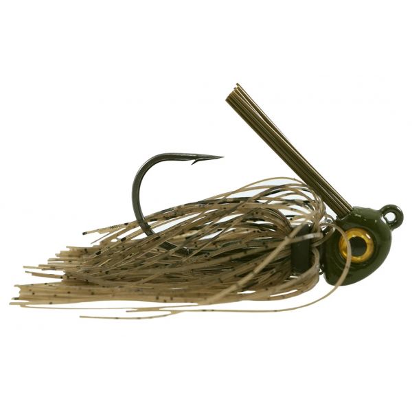 Missile Baits Ike's Mini Swim Jig - 3/16oz - Green Pumpkin