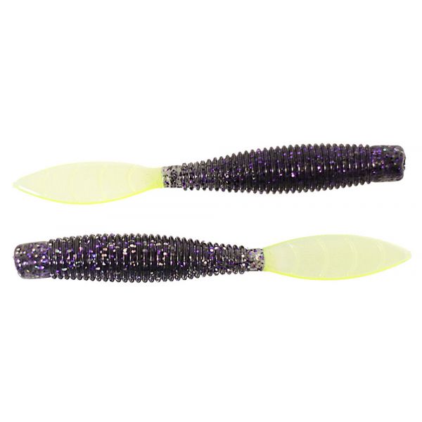 Missile Baits MBNB325-PCCT Ned Bomb - Purple Cloud Chartreuse Tail - 10pk