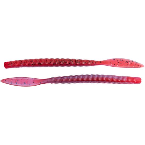 Missile Baits Quiver Worm - 6.5in - Cherry Blossom