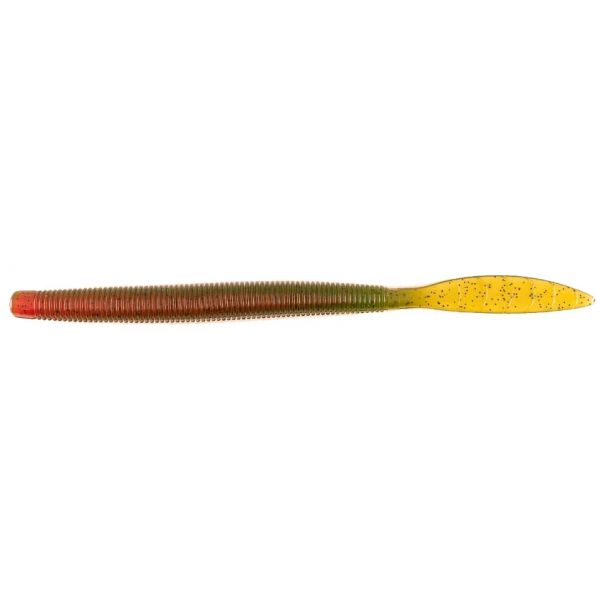 Missile Baits Quiver Worm - 6.5in - Watermelon Red Core