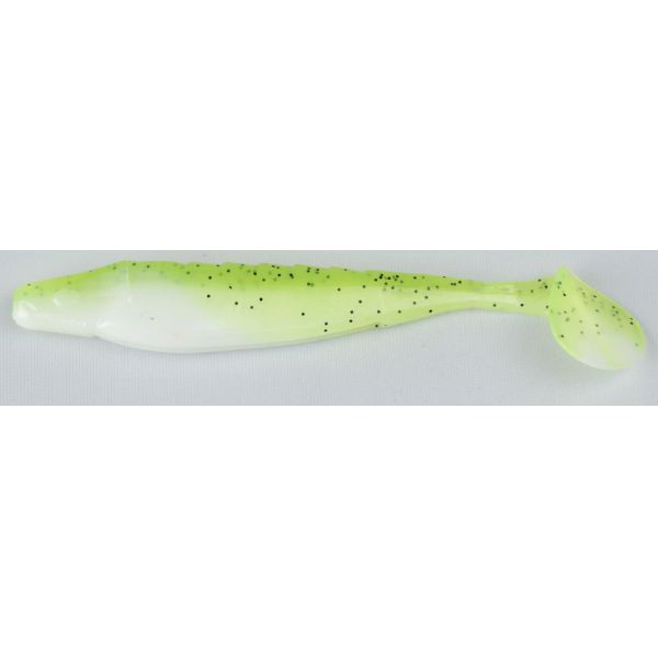 Missile Baits MBSW35-CHWT Shockwave 3.5 - Chartreuse White