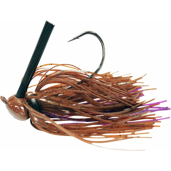 Missile Baits MJHB1-BPP Ike's Head Banger Jig - Brown Purple Passion