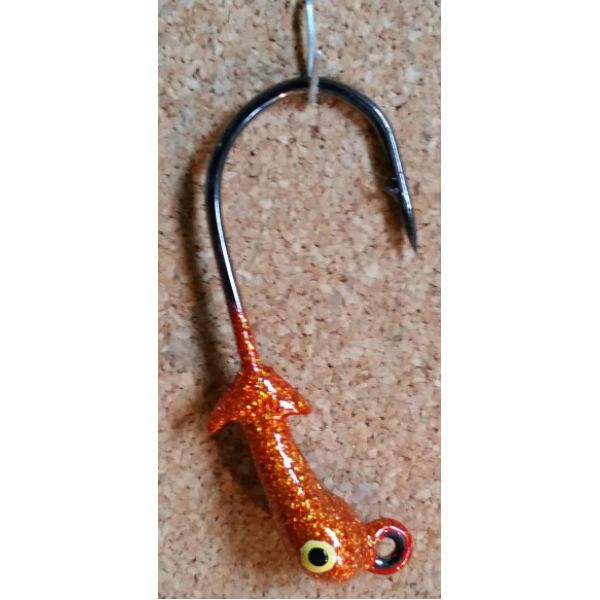 Mission Fishin Double Barbed 1/16oz 2/0 New Penny Jig Heads