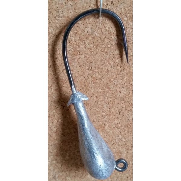 Mission Fishin Double Barbed 1oz 6/0 Unpainted Jig Heads