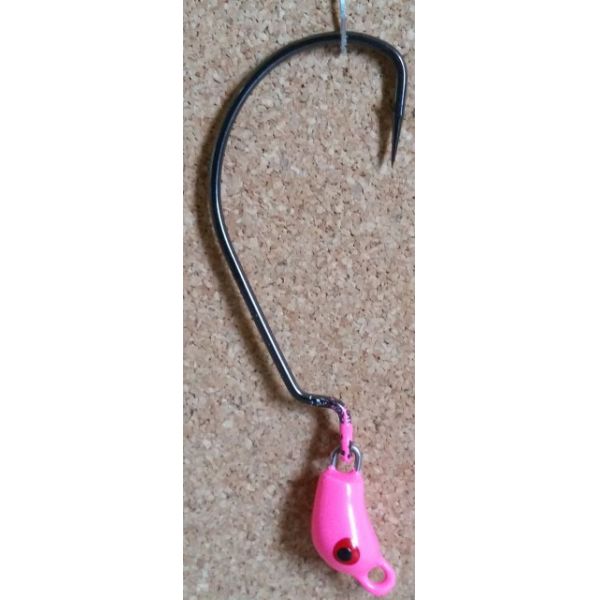 Mission Fishin Swivel Head 3/8oz Pink Jig Heads