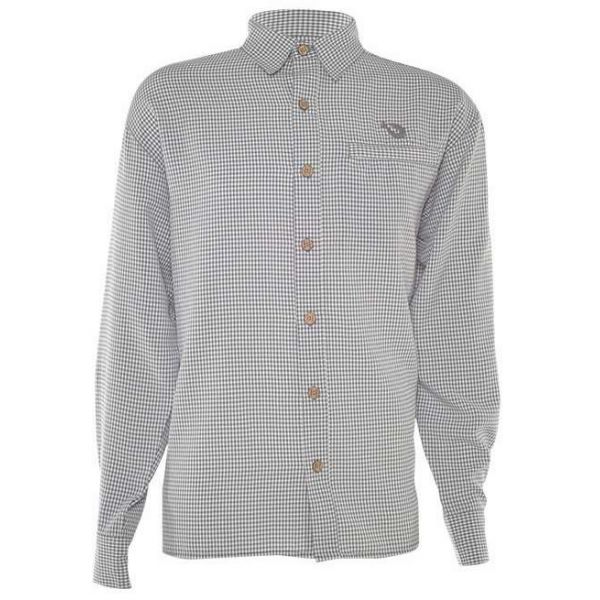 Mojo Sportswear MFS6300L Mr. Big Sport Check LS Shirt - Fog Grey