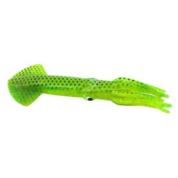 Mold Craft Scaled Squid - Chartreuse/Blue Scales