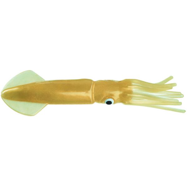 Mold Craft Squirt Squid Lure 12in Unrigged - Golden Natural Tan