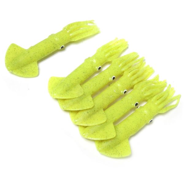 Mold Craft Swimming Squirt Squid - Fluorescent Yellow