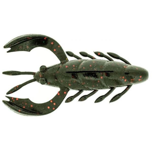 Molix SV Craw Magnum - 3.5in - Black Red Flake