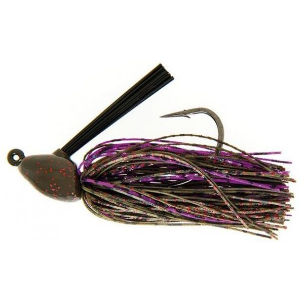 Molix Tenax Wide Gap Jig - 1/2oz - Green Pumpkin Red/Purple