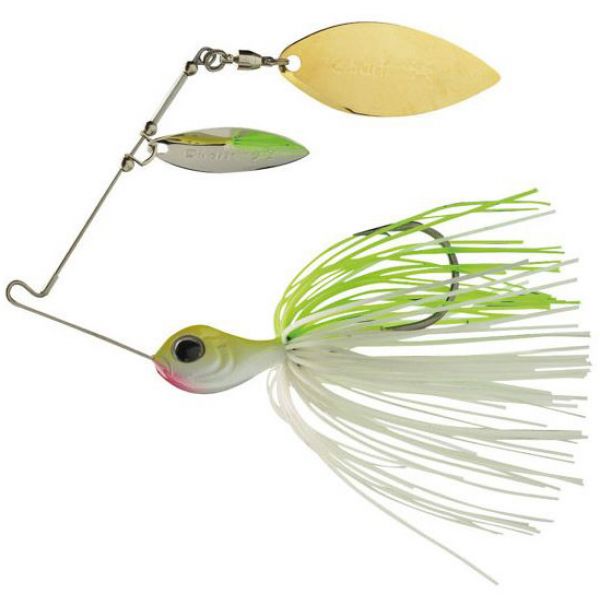 Molix Venator DW Spinnerbait - 1/2oz - White/Chartreuse