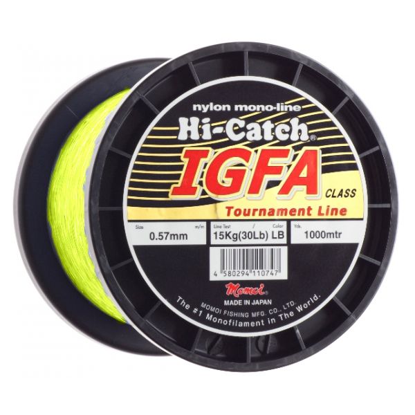 Momoi Hi-Catch IGFA Nylon Monofilament 80Lb 1320Yd Spool