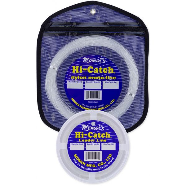 Momoi Hi-Catch Mono Leader - Clear White - 130 lb. - 100 yd.