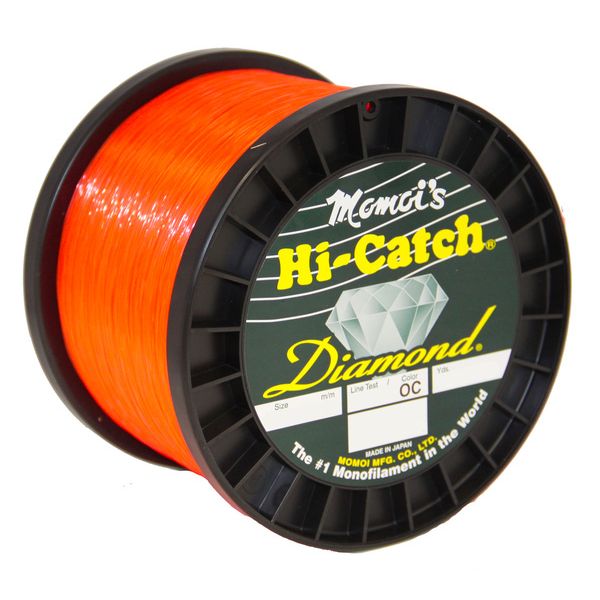 Momoi Diamond Monofilament - Orange Crush - 1000yd Spool - 100lb