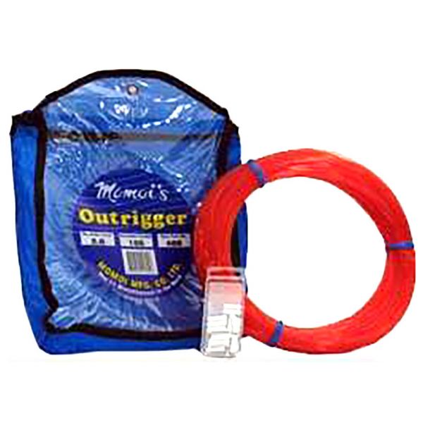 Momoi Outrigger Monofilament Line Kit 400lb 50yds Bright Red