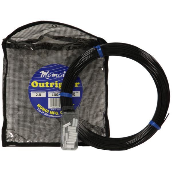 Momoi UV Resistant Outrigger Mono Kit - 100yds - Black