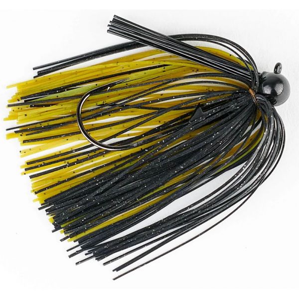 Monsterbass Tungsten Football Jig - Green Pumpkin/Black