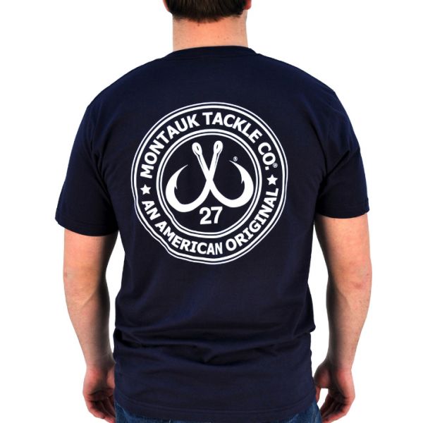 Montauk Tackle Company MTC Circle Logo Short Sleeve T-Shirts