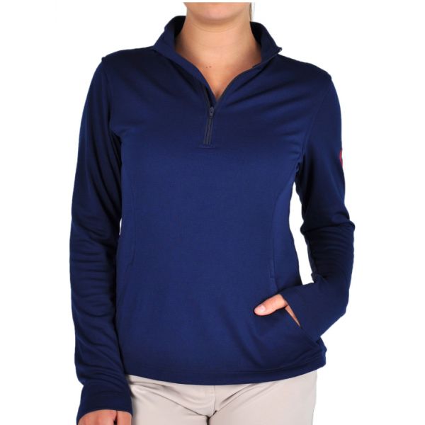 Montauk Women's Performance 1/4 Zip Shirt RT27 Navy