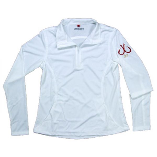 Montauk Women's Performance 1/4 Zip Shirt White