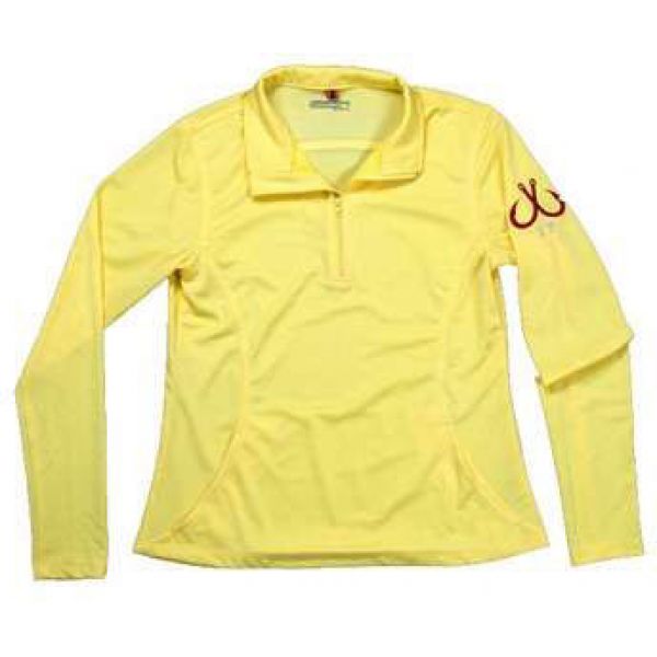 Montauk Women's Performance 1/4 Zip Shirt Yellow - Size Small