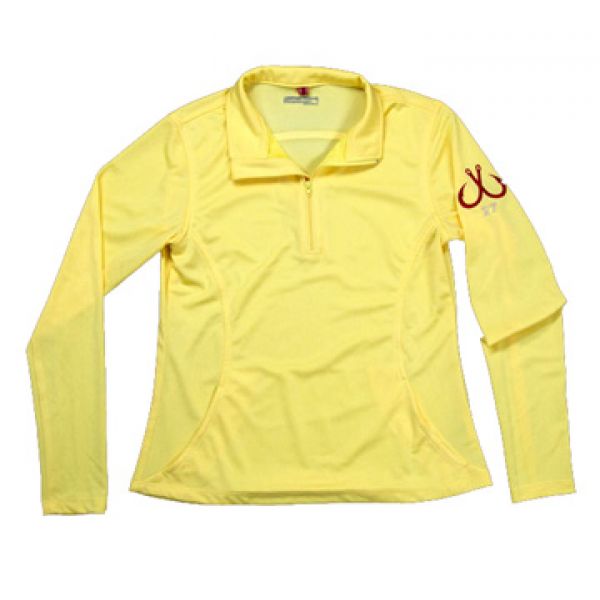 Montauk Women's Performance 1/4 Zip Shirt Yellow