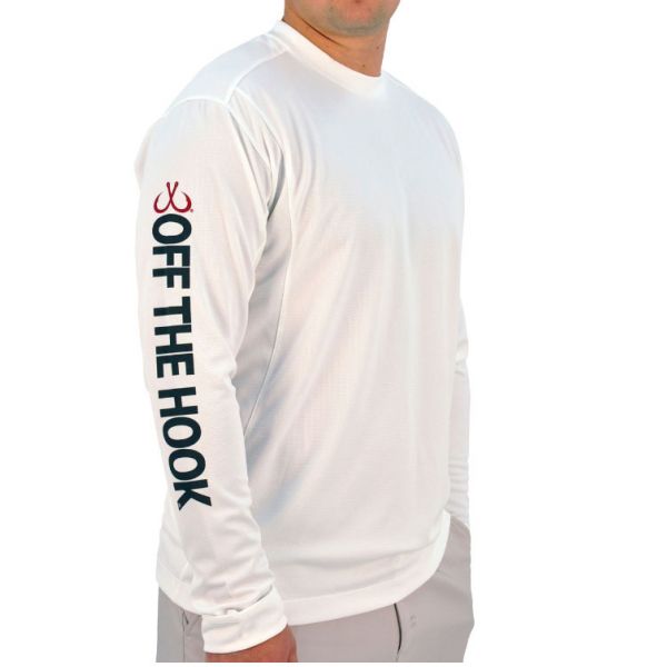 Montauk Tackle Crew Neck MTCdryprotect Shirt Lighthouse White - 3XL