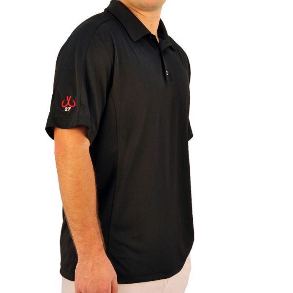 Montauk Polo Performance Shirt Black