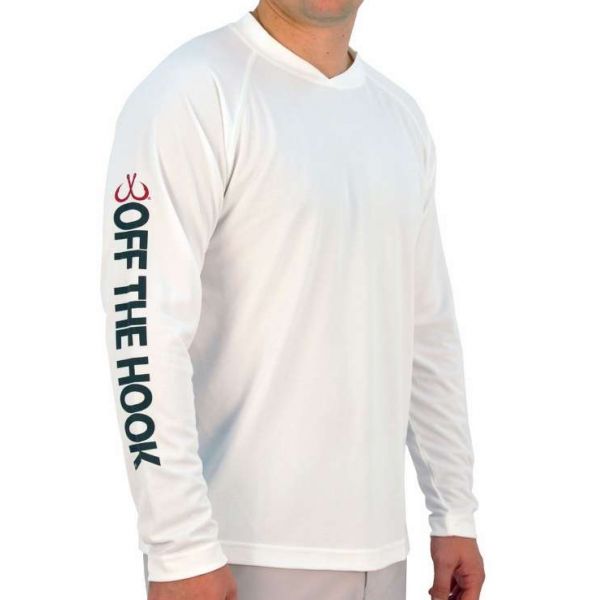 Montauk Tackle Scuba Stitch MTCdryprotect Shirt White - Medium