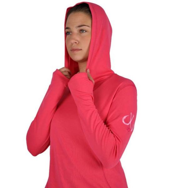 Montauk Women's Performance Hoodie Pink - Size Small