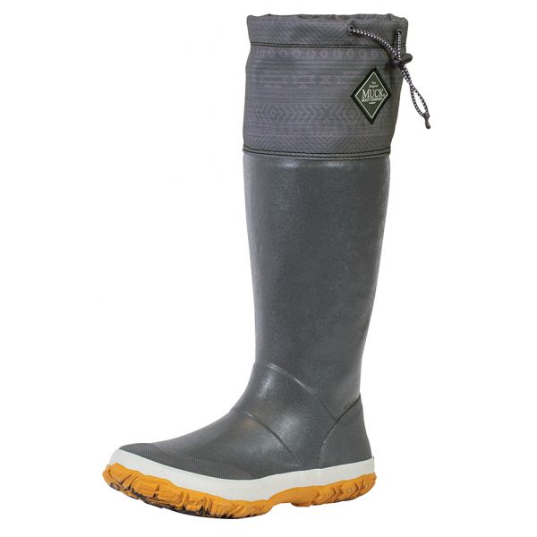 Muck Boots Forager Tall Boot - Dark Gray/Print - 11