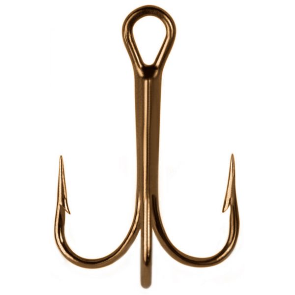 Mustad 3551 Bronzed Superior Treble Hooks