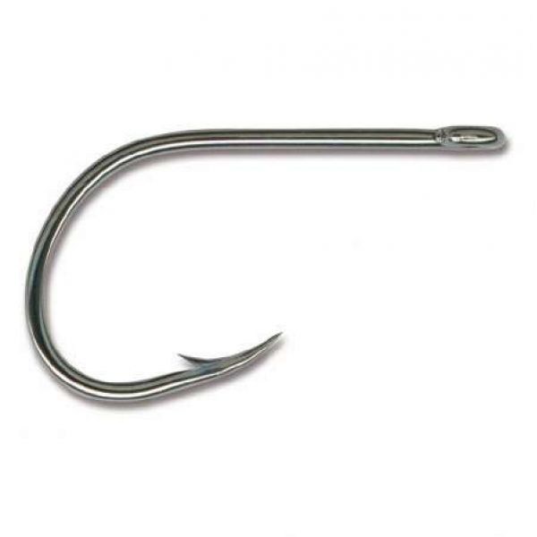 Mustad 10848NP-BN Open Eye Siwash Hook 6pk - Size 6/0