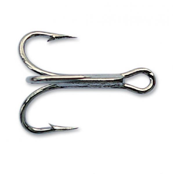 Mustad 3599C 4X Black Nickel Kingfish Treble Hook - 25 Pack - 1