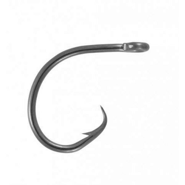Pack of 25 Mustad UltraPoint Demon Perfect Offset Circle 2 Extra Strong Hook with Kirbed Point
