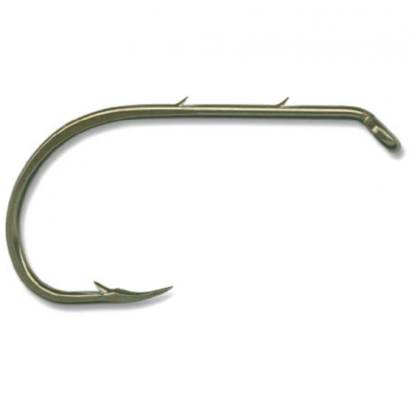 Mustad 92641-BR 1/0 Beak Hook Sliced Shank Baitholder