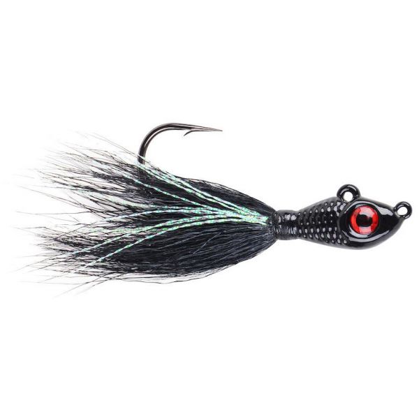 Mustad BEB-1/2-BK Big Eye Bucktail Jig 1/2oz Black