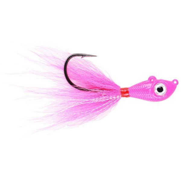 Mustad BEB-1/2-PK Big Eye Bucktail Jig 1/2oz Pink