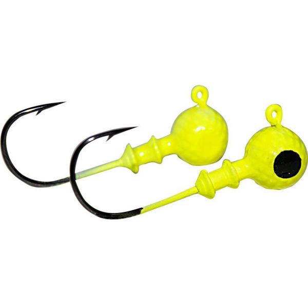 Mustad BH746 Elite Ball Jig Head Lure 1/16oz Chartreuse