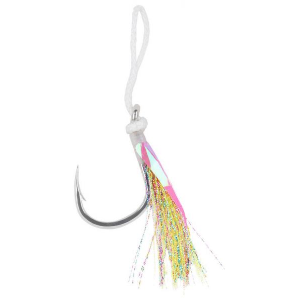 Mustad Heavy Duty Jigging Assist Rig with Green Flash 5/0