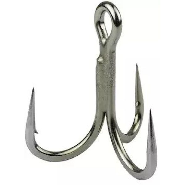 Mustad Jaw Lok Inline 4X Strong Treble Hooks