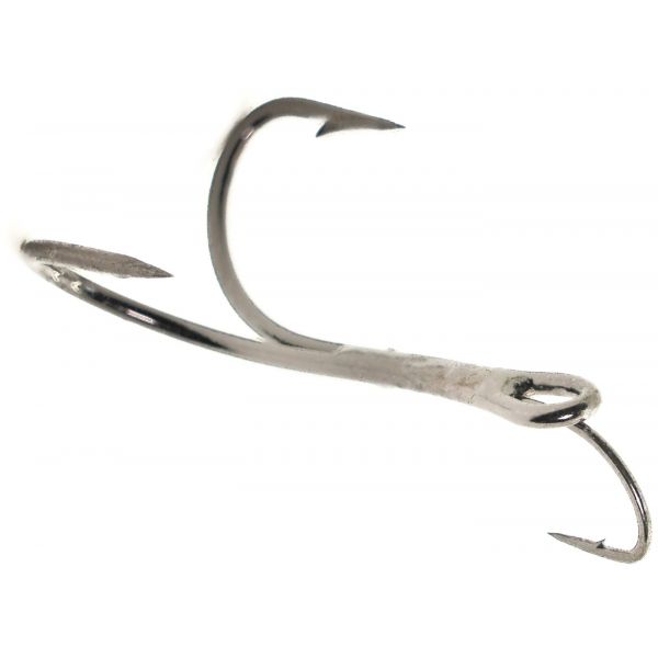 Mustad LR-3674-BN Lure Ryder Double Assist Hook - 1 - 4 Pack