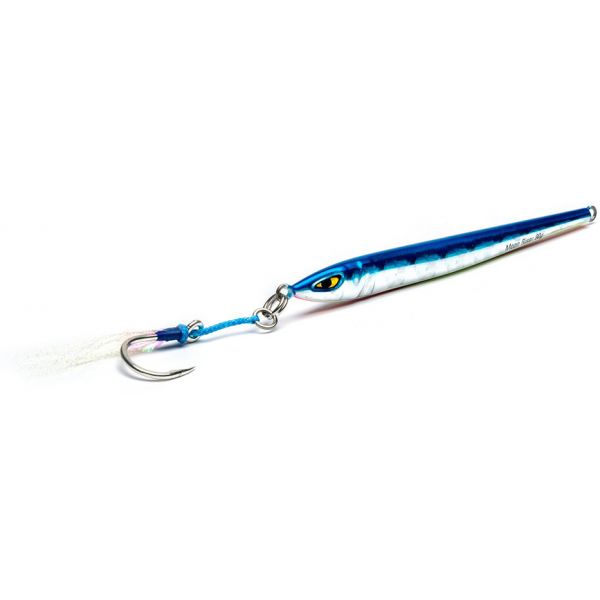 Mustad Moonriser Jig - 120g - Blue Red Chrome